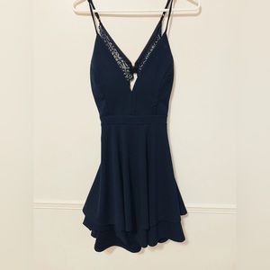 Navy dry goods dress